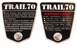 Side Emblem Set Dax Trail70